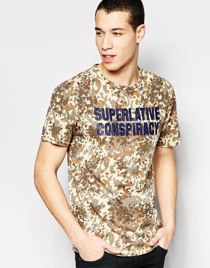 Wesc Flecktarn Camo T-shirt - White