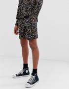 Sacred Hawk Two-piece Printed Shorts In Black