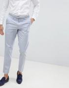 Burton Menswear Wedding Skinny Fit Suit Pants - Blue