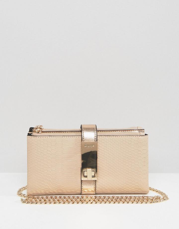 Dune Purse With Rose Gold Detail - Cream