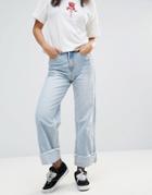 Twiin Over And Under Deep Cuff Jean - Blue