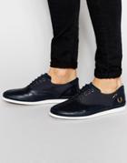Fred Perry Lawson Nylon/leather Sneakers - Blue