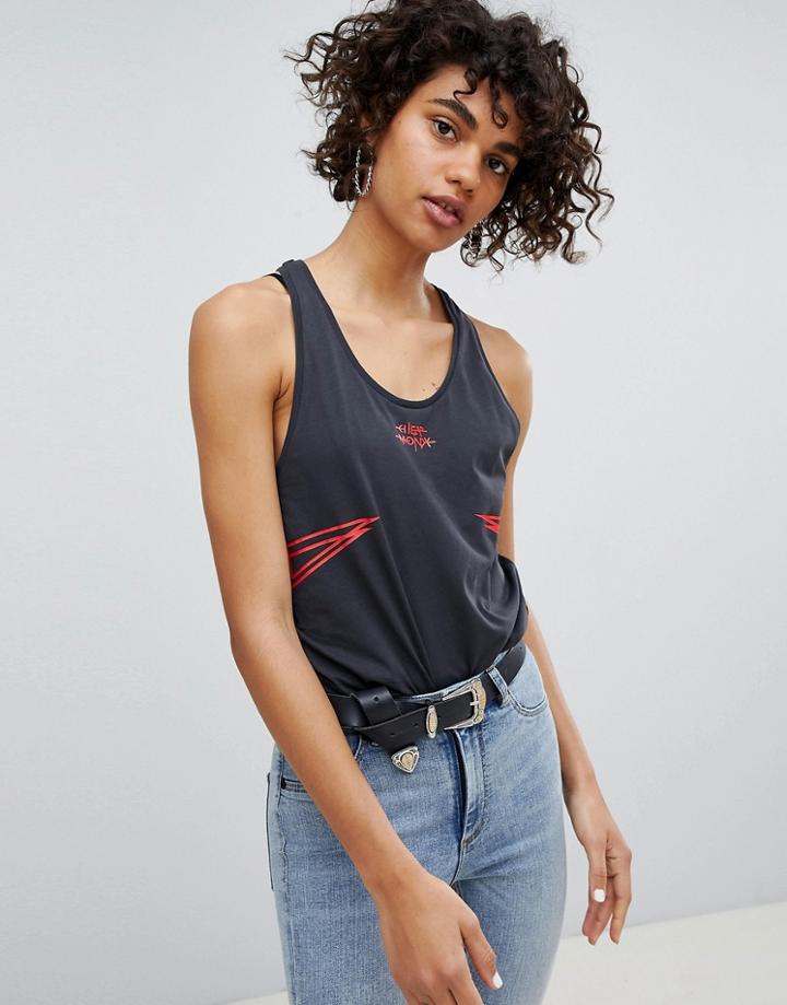Cheap Monday Drop Arm Tank - Black