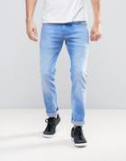 Pepe Zinc Slim Fit Jeans Iced Electric - Blue