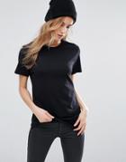 New Look Soft Touch Boyfriend T-shirt - Black