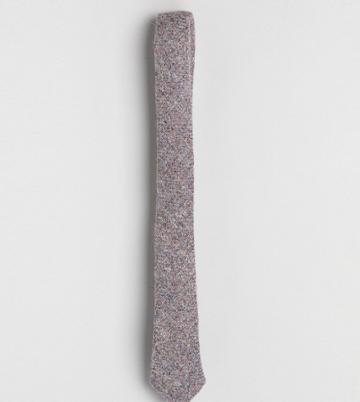Noak Tie In Harris Tweed - Pink