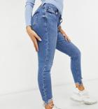 River Island Petite Amelie Skinny Jeans In Blue-blues