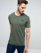 The North Face Simple Dome T-shirt In Green - Green