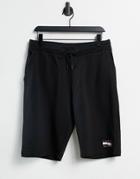 Tommy Hilfiger One Planet Capsule Unisex Front Print Sweat Shorts In Black