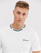 River Island Prolific Neck T-shirt In White