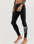 Adidas Performance Logo Tights In Black - Black