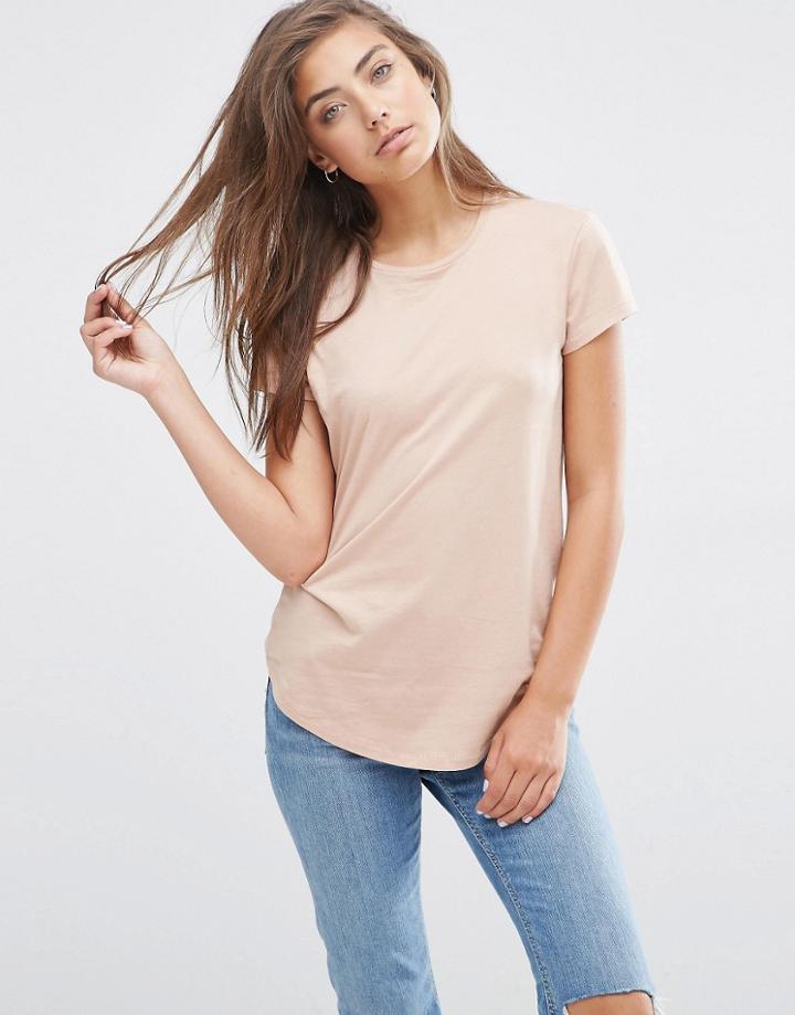 Asos The Ultimate Crew Neck T-shirt - Nude