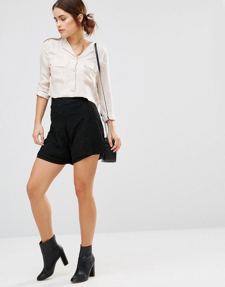 Uncivilised Garcia Mini Culottes - Black