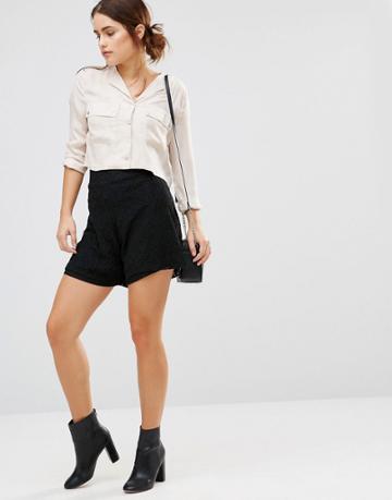 Uncivilised Garcia Mini Culottes - Black