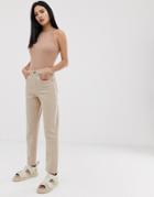 Cheap Monday Donna Off Pink Mom Jeans - Beige