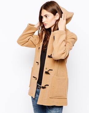 Gloverall Swing Duffle Coat - Tan
