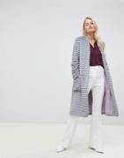 Helene Berman Suki Faux Fur Collarless Coat - Gray