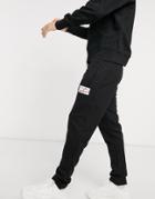 The Couture Club Archive Box Tapered Sweatpants In Black