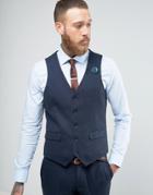 Harry Brown Macro Birdseye Vest - Blue
