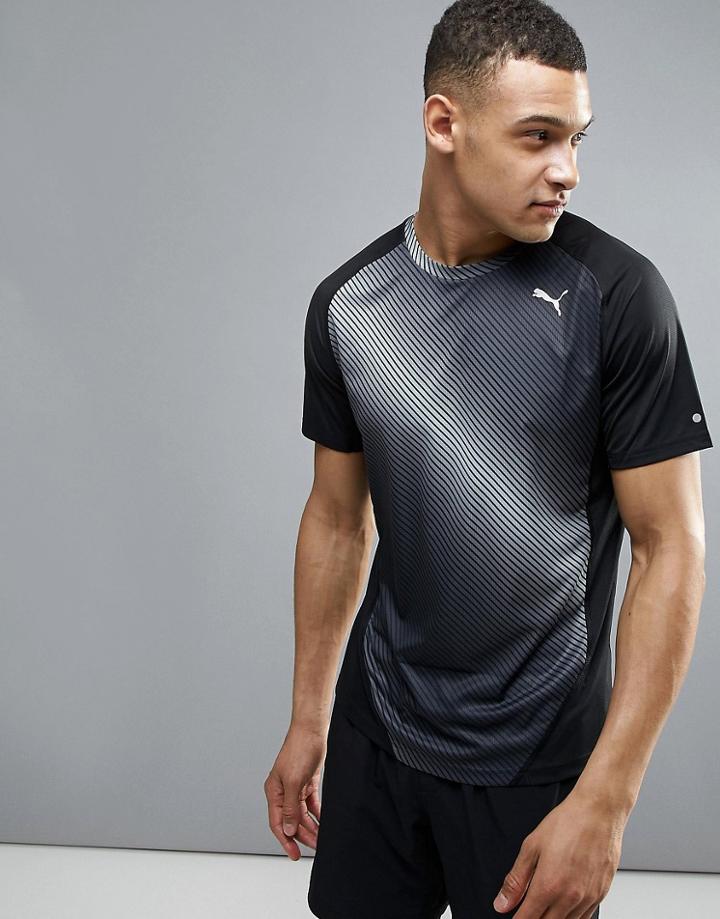 Puma Running Graphic T-shirt In Black 51435201 - Black