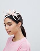 Elegance Fascinator Headband With Twirl And Pearl Detail - Gold