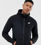 Nike Tall Club Hoodie In Black