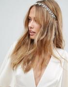 Asos Wedding Embellished Crown Headband - Silver