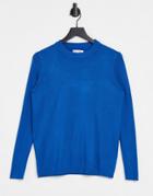 Gianni Feraud Crewneck Sweater In Cobalt Blue-blues