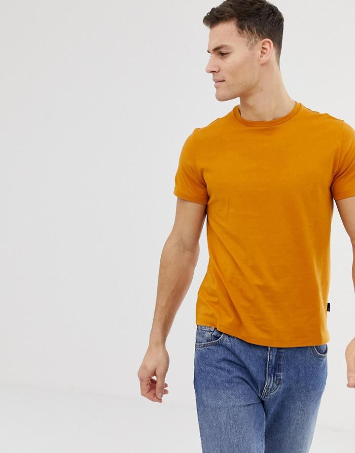 Burton Menswear T-shirt In Brown - Brown