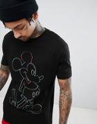 Asos Design Mickey Relaxed T-shirt - Black
