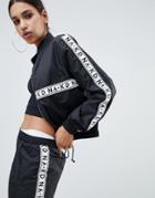 Na-kd Two-piece Logo Track Jacket In Black - Black