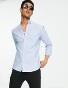 Jack & Jones Essentials Oxford Shirt In Light Blue-blues