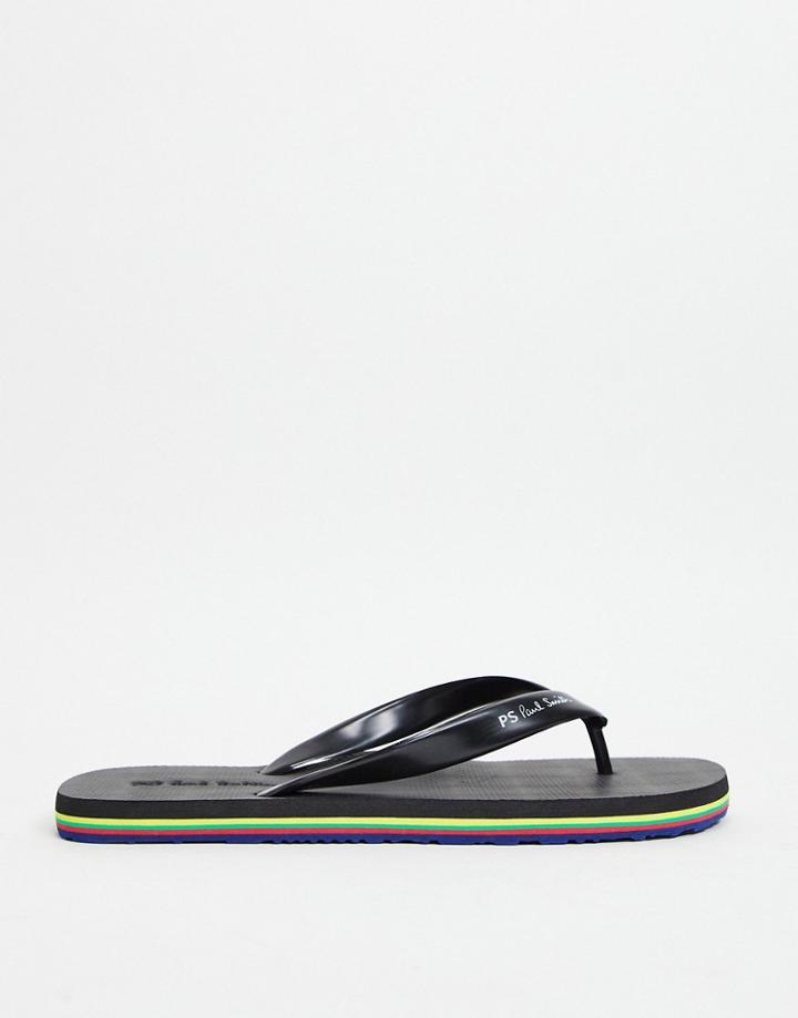 Ps Paul Smith Dale Flip Flops In Black