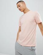 Abercrombie & Fitch Moose Icon Logo Crewneck T-shirt In Coral - Pink