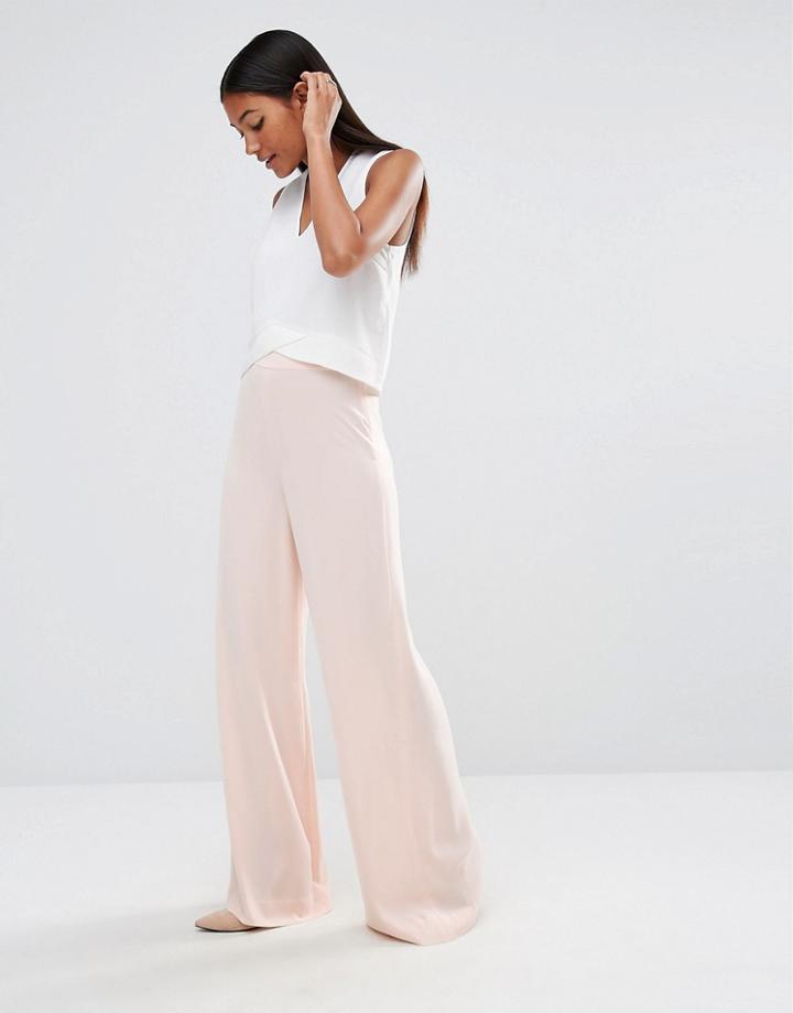 Aqaq Belair Wide Leg Pant - Pink