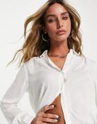 Selected Classic Floaty Blouse In White