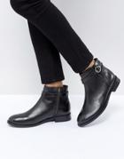 H By Hudson Jodhpur Leather Boot - Black