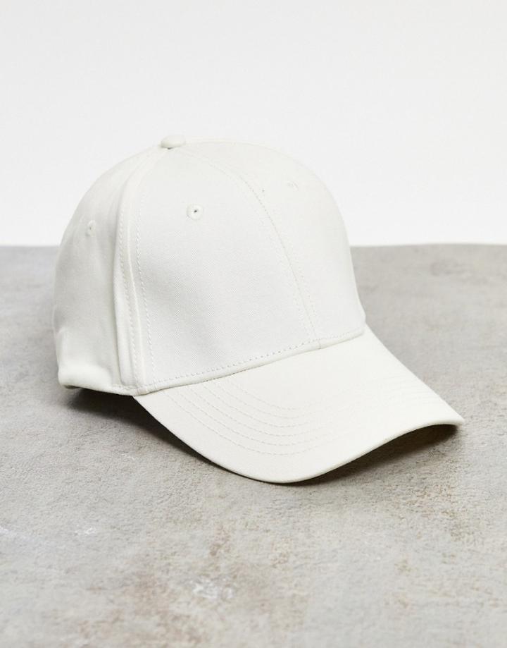 Jack & Jones Cap With Logo In Stone-grey