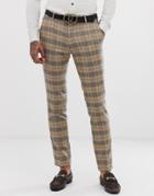 Twisted Tailor Super Skinny Suit Pants In Heritage Check