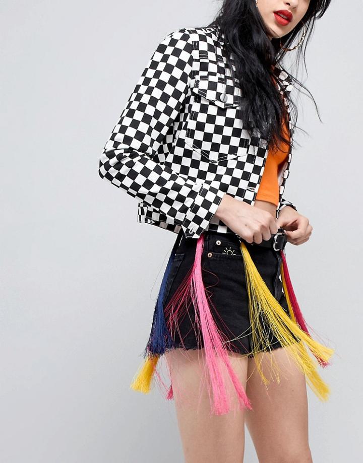 Asos Design Festival Tassel Belt - Multi