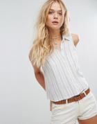 Hollister Classic Cropped Shirt - White