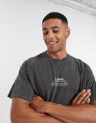 Topman T-shirt With Lisbon Print In Black