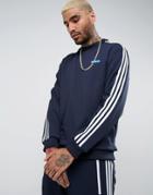 Adidas Originals Osaka Tennoji Crew Neck Sweatshirt In Navy Bs4683 - Navy