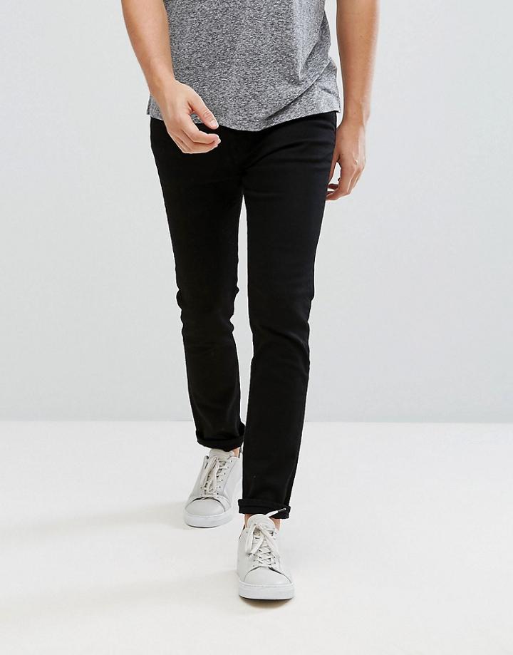 Weekday Friday Skinny Fit Jean Black - Black