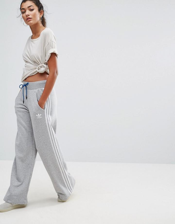 Adidas Train Wide Pants - Gray