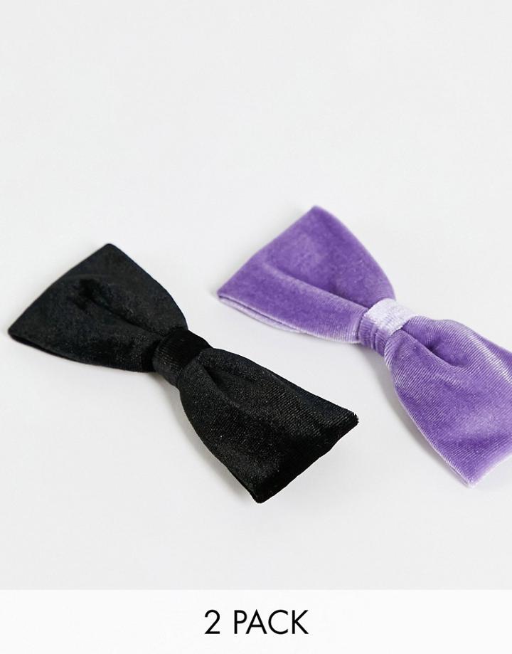 & Other Stories 2 Pack Bow Hair Clips In Multi