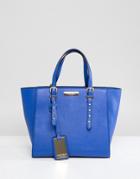 Carvela Small Studded Detail Winged Tote Bag - Blue