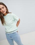 Brave Soul T Shirt With Ring Detail At Hem - Green