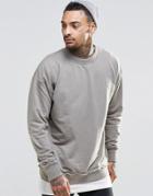 Other Uk Oversized Sweatshirt With Raw Edges - Stone