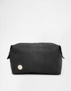Mi Pac Python Black Makeup Bag - Blush